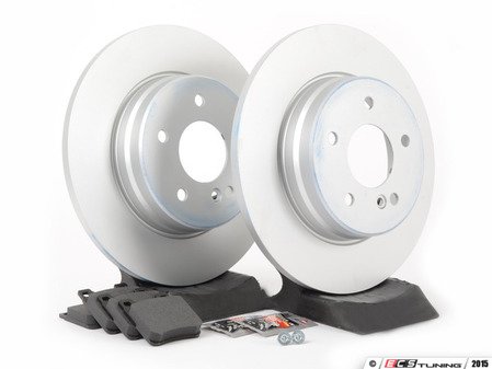 ES#2772157 - 0044209220KT7 - Rear Brake Service Kit - Featuring ATE Rotors And ATE Pads - Assembled By ECS - Mercedes Benz