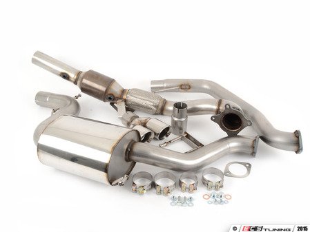 ES#2862449 - tb1010KT - 3" Turbo Back Exhaust System  - Get that Exhaust tone you've been looking for! Features 3" turboback construction with twin 3" black "GT80" style tips. - Milltek Sport - Volkswagen