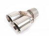 ES#2862449 - tb1010KT - 3" Turbo Back Exhaust System  - Get that Exhaust tone you've been looking for! Features 3" turboback construction with twin 3" black "GT80" style tips. - Milltek Sport - Volkswagen
