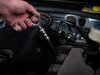 ES#2975674 - 009380ECS0101KT2 - Billet Engine Oil Dipstick & Funnel - Polished Handle - (NO LONGER AVAILABLE) - A more durable and aesthetically pleasing addition to your engine bay - ECS - 