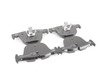 ES#2584066 - 34216850570 - Rear Brake Pad Set - Original equipment pads from BMW - Genuine BMW - BMW