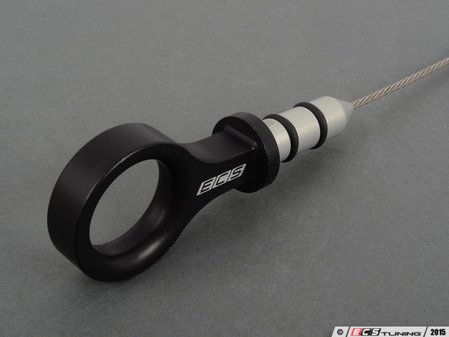 ES#2975661 - 006129ECS0102KT2 - Billet Engine Oil Dipstick & Funnel - Black Anodized Handle - (NO LONGER AVAILABLE) - A more durable and aesthetically pleasing addition to your engine bay - ECS - 