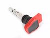 ES#2992487 - CF02V04KTKT3 - Carbon Fiber Engine Cover Kit - (NO LONGER AVAILABLE) - Includes ECS Carbon Fiber Engine Cover, Hardware, and Red Coil Packs for enhanced underhood styling! - Assembled By ECS - 
