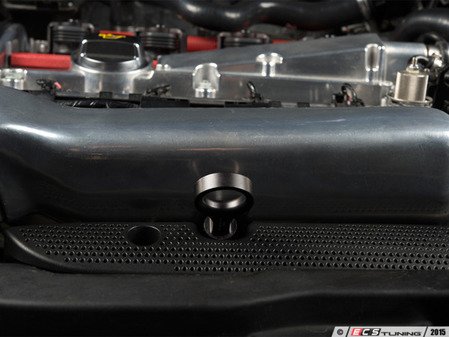 ES#2966487 - 006129ECS01-02KT - ECS Tuning Billet Engine Oil Dipstick & Funnel - Black Anodized Handle - A beautiful addition and durable upgrade for your engine - ECS - Audi Volkswagen