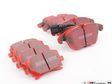ES#2992500 - dp31997cKT - Front & Rear RedStuff Performance Brake Pad Kit - High performance street pad featuring Kevlar technology, includes front and rear pads - EBC - Audi