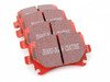 ES#2992500 - dp31997cKT - Front & Rear RedStuff Performance Brake Pad Kit - High performance street pad featuring Kevlar technology, includes front and rear pads - EBC - Audi