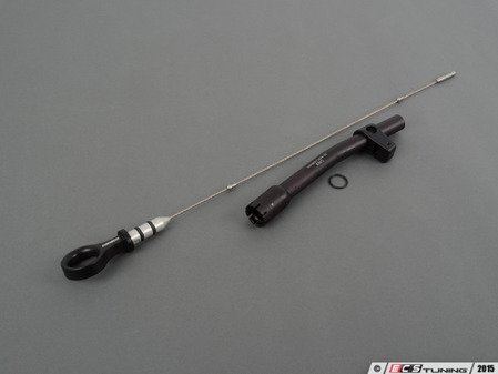 ES#2975675 - 009380ECS0102KT2 - Billet Engine Oil Dipstick & Funnel - Black Anodized Handle - (NO LONGER AVAILABLE) - A more durable and aesthetically pleasing addition to your engine bay - ECS - 