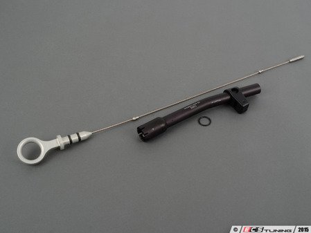 ES#2975676 - 009380ECS0103KT2 - Billet Engine Oil Dipstick & Funnel - Silver Anodized Handle - (NO LONGER AVAILABLE) - A more durable and aesthetically pleasing addition to your engine bay - ECS - 