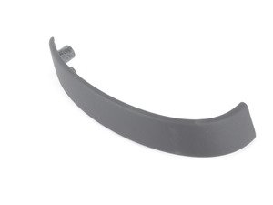 ES#1452057 - 955555539008YR - Interior Door Pull Cover - Black Leather - Left side fitment - Front or rear door - Genuine Porsche - Porsche