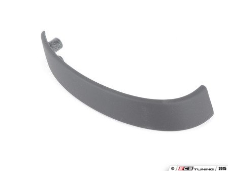 ES#1452057 - 955555539008YR - Interior Door Pull Cover - Black Leather - Left side fitment - Front or rear door - Genuine Porsche - Porsche