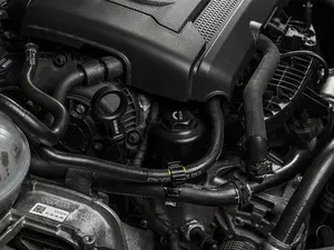  Billet Aluminum Oil Filter Housing - Black Anodized