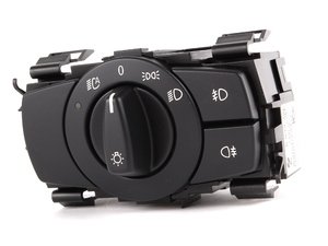 ES#1866753 - 61316932796 - European Headlight Switch - Black - Allows operation of the rear fog lamps - Genuine European BMW - BMW