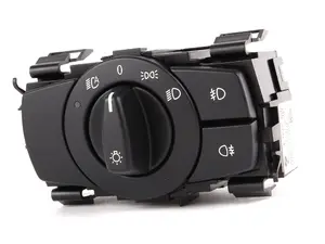 European Headlight Switch - Black