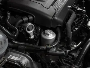Billet Aluminum Oil Filter Housing - Silver Anodized