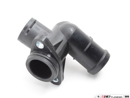 ES#2813065 - 06D121133A - Coolant Hose Flange  - Located rear engine, this flange houses the temp sensor - Hamburg Tech - Audi