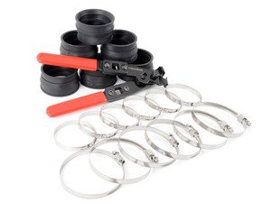 ES#2992316 - 11617830265KT - Throttle Body Boot kit - Includes new original BMW boots & clamps, plus Schwaben Ear-Type clamp pliers to complete the install - Assembled By ECS - BMW