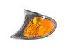 ES#2952088 - 63137165859 - E46 Front Turn Signal Assembly - Left - Smoke ring around a amber center side marker - TYC - BMW