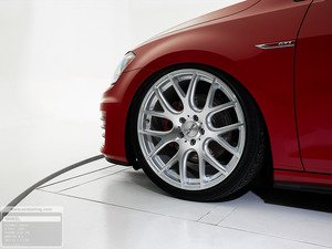 ES#5424772 - 040-7-23535-MK5 - 19" Alzor Style 040 Wheel and Tire Package - 235/35R19 - VW MK5 Rabbit/GTI/R32/Jetta - 19x8.5 ET35 5x112 57.1CB - Silver/Machined Face - With your choice of tires mounted and balanced for an easy install! - Alzor - Volkswagen