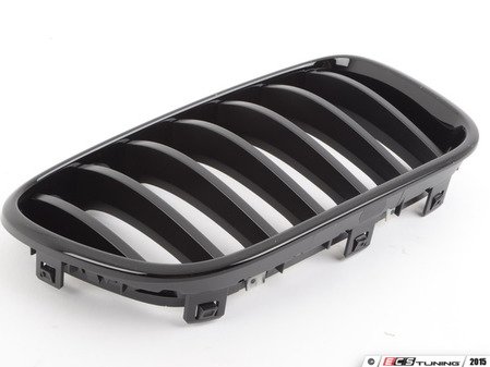 ES#2572574 - 51712297590 - F25 X3 Front Right Kidney Grille - Priced Each - Piano Black Kidney Grille - Genuine BMW - BMW
