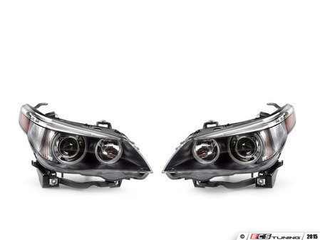 ES#2855417 - 63127166120KT - Adaptive Curve Bi-Xenon Headlights - Set - Drastically improve lighting performance & your BMW's appearance with these Bi-Xenon Headlights - Hella - BMW