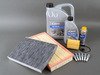 ES#2785110 - VR624VOIL4KT1 - 40K Service Kit - With ECS Magnetic Drain Plug - Includes oil filter and Vaico 5w-40 oil - Assembled By ECS - Volkswagen