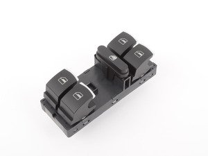 ES#2952414 - 1K4959857B -  Window Switch - Driver's Door - (NO LONGER AVAILABLE) - Window switch assembly located on the driver door (chrome) - Bremmen Parts - 