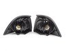 ES#2808246 - 4441514PXAE2 - Robot Eye Style Crystal Black Corner Indicator Set - Add unique styling to your E36 and ditch those ambers with these robot style corner markers - Depo - BMW