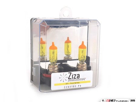 ES#8758 - ZZH11BSPYA - H11 Pure Yellow Bulb - Pair - High performance bulb set, enhance your driving experience - ZiZa - Audi BMW Volkswagen Mercedes Benz MINI Porsche