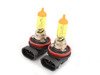 ES#8758 - ZZH11BSPYA - H11 Pure Yellow Bulb - Pair - High performance bulb set, enhance your driving experience - ZiZa - Audi BMW Volkswagen Mercedes Benz MINI Porsche