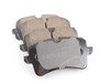 ES#2992552 - 4g0698151bKT - Front & Rear Euro Ceramic Brake Pad Kit - Ceramic composite developed to meet low dust & noise requirements, includes front and rear pads - Akebono - Audi