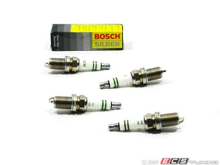 ES#985 - FR8DS-4 - Silver Tip Spark Plugs - Set Of Four (FR8DS) - From an original equipment supplier. - Bosch - Volkswagen