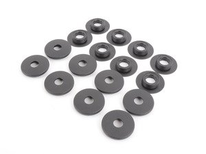 ES#1443707 - 955044800648B2 - Floor Mat Fasteners - Black - Set of 8 for front & rear mats - Genuine Porsche - Porsche