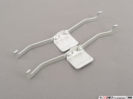 ES#2966704 - 4F0615269 - Front Anti-Rattle Spring - Pair - Keeps the brake pads secure in the caliper - Carlson - Audi Volkswagen