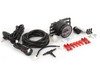 ES#2951410 - 006472ECS01AKT1 -  ECS Angled Vent Pod Boost Gauge Kit (White / Red Needle)  - Includes ECS 30in Hg/30 PSI Electronic Boost Gauge, ECS Vent Pod & ECS Manifold Port Boost Tap - ECS - Volkswagen