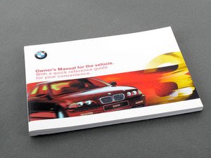 ES#13157 - 01419791177 - Owner's Manual - Genuine BMW - BMW