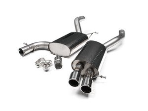 ES#2862447 - tb1009KT - 2.75" Turboback Exhaust System - Resonated - Get that Exhaust tone you've been looking for! Features 2.75" turboback construction with twin 3" "Jet" style tips - Milltek Sport - Volkswagen
