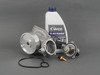 ES#2986551 - 11517548263KT2 - Water Pump And Low-Temperature Thermostat Kit - Includes everything you need to replace your water pump and 90C degree thermostat for reduced component stress and improved engine performance - Assembled By ECS - BMW