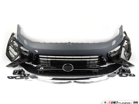 ES#2972796 - 014281BRP01A - MK7 Golf R Front Bumper Conversion Kit - Comes primed, ready for paint - Bremmen Parts - Volkswagen