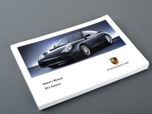 ES#1535595 - WKD99602103 - 2003 996 Carrera Owner's Manual - Complete operating instructions for Carrera 2 and Carrera 4 - Genuine Porsche - Porsche