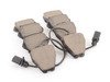 ES#1899283 - Eur912 - Front Euro Ceramic Brake Pad Set - For those looking for a low dust replacement brake pad - Akebono - Audi Volkswagen