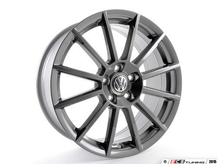 ES#2632639 - 5G007149816Z - 18" Rotary Wheel - priced each - (NO LONGER AVAILABLE) - 18"x7.5" ET51 5x112 - Gray Metallic - Genuine Volkswagen Audi - 