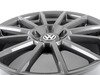ES#2632639 - 5G007149816Z - 18" Rotary Wheel - priced each - (NO LONGER AVAILABLE) - 18"x7.5" ET51 5x112 - Gray Metallic - Genuine Volkswagen Audi - 
