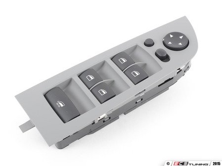 ES#1877152 - 61319217366 - Window Switch - Grey - Master window switch, controls all windows - Genuine BMW - BMW