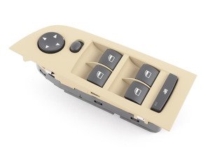 ES#2101386 - 61319217331 - Beige Window Switch Assembly - Left Front - Replace your failed switchgear - Genuine BMW - BMW