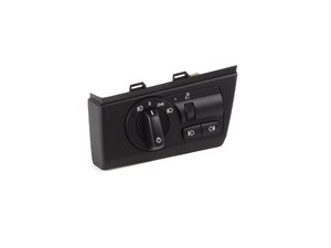 ES#1896890 - 61313420276 - European Headlight Switch - Black - Add the function of rear fog lights to your X3 - Genuine European BMW - BMW