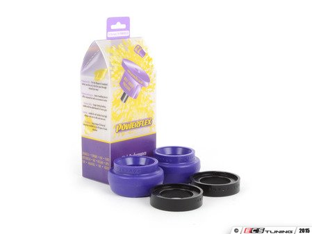ES#2986760 - PFF85-431x2 - Performance Polyurethane Strut Mount Bushing Set - 10mm Lowering - Improves handling and control, upgrade to a more engaging driving experience. - Powerflex - Volkswagen