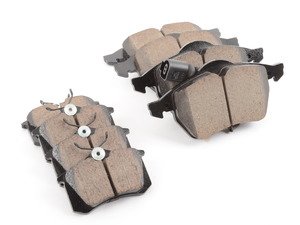 ES#2581321 - EUR687KT - Front & Rear Euro Ceramic Brake Pad Kit - Ceramic composite developed to meet low dust & noise requirements - Akebono - Audi Volkswagen