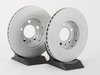 ES#2855180 - 8n0615601bbKT - Rear Brake Rotors - Pair (256x22) - Restore the stopping power in your vehicle - ATE - Audi Volkswagen