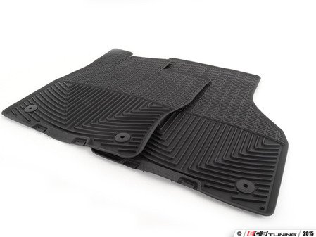 ES#2960934 - W350 - Front All-weather Floor Mats - Black - All-weather protection to endure the harshest conditions - WeatherTech - Audi Volkswagen