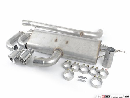 ES#2827597 - SSXAU482 - Cat-Back Exhaust System - Non-Resonated - 3" stainless steel with dual GT100 polished tips - Milltek Sport - Audi